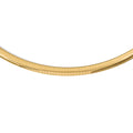 14kt Yellow Gold Omega Necklace 18 inch R774