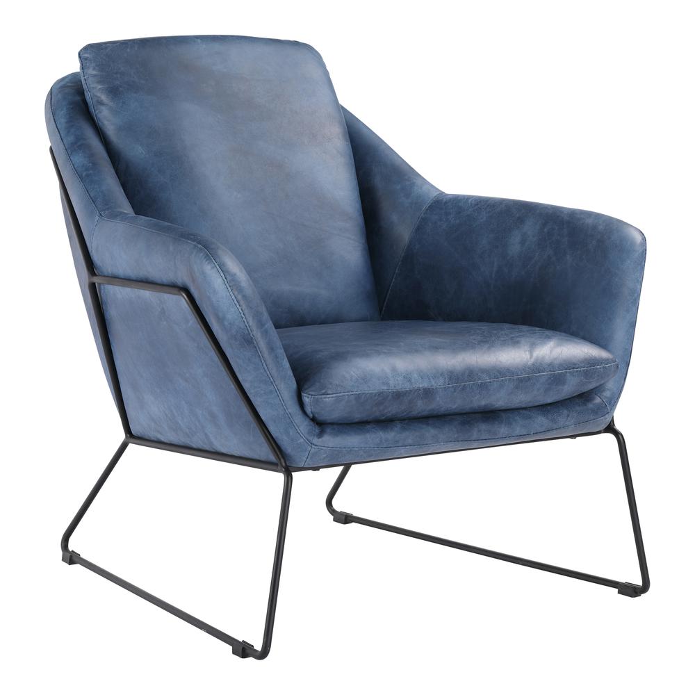 Blue Club Chair K27106