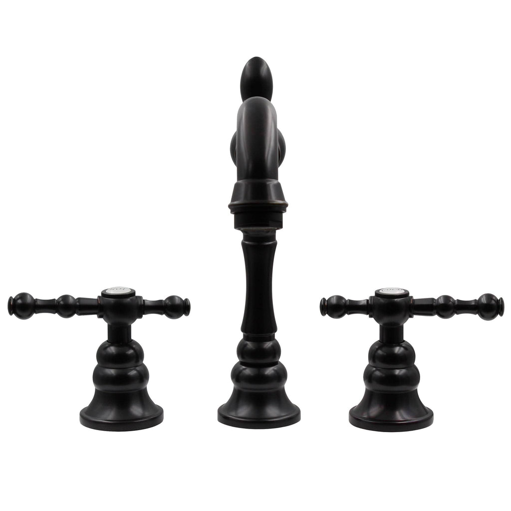 Oil Rubbed Bronze 2-Handle Lavatory Bathroom Faucet Q288666