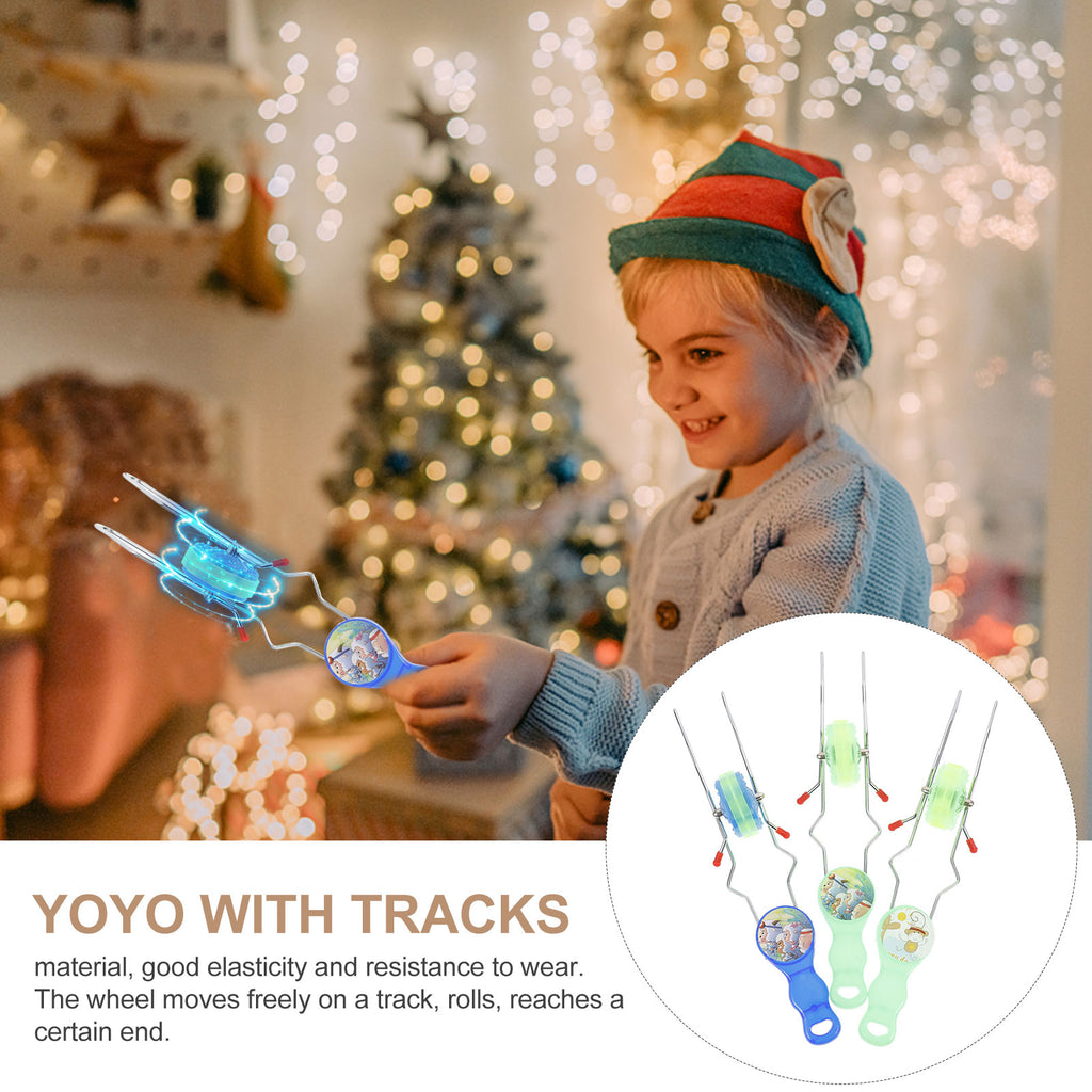3pcs Luminous Flash Yo-Yo Toy Yoyo Balls C14200