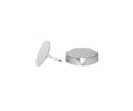 Brushed Nickel Round Trim for Cable-Operated Drains M2916