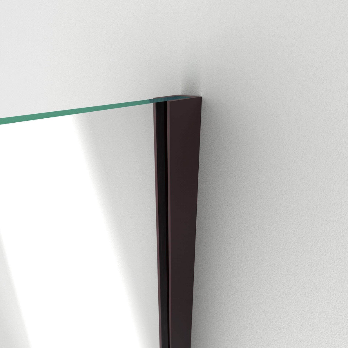 Hinged Shower Door, Oil Rubbed Bronze Finish Hardware H48848