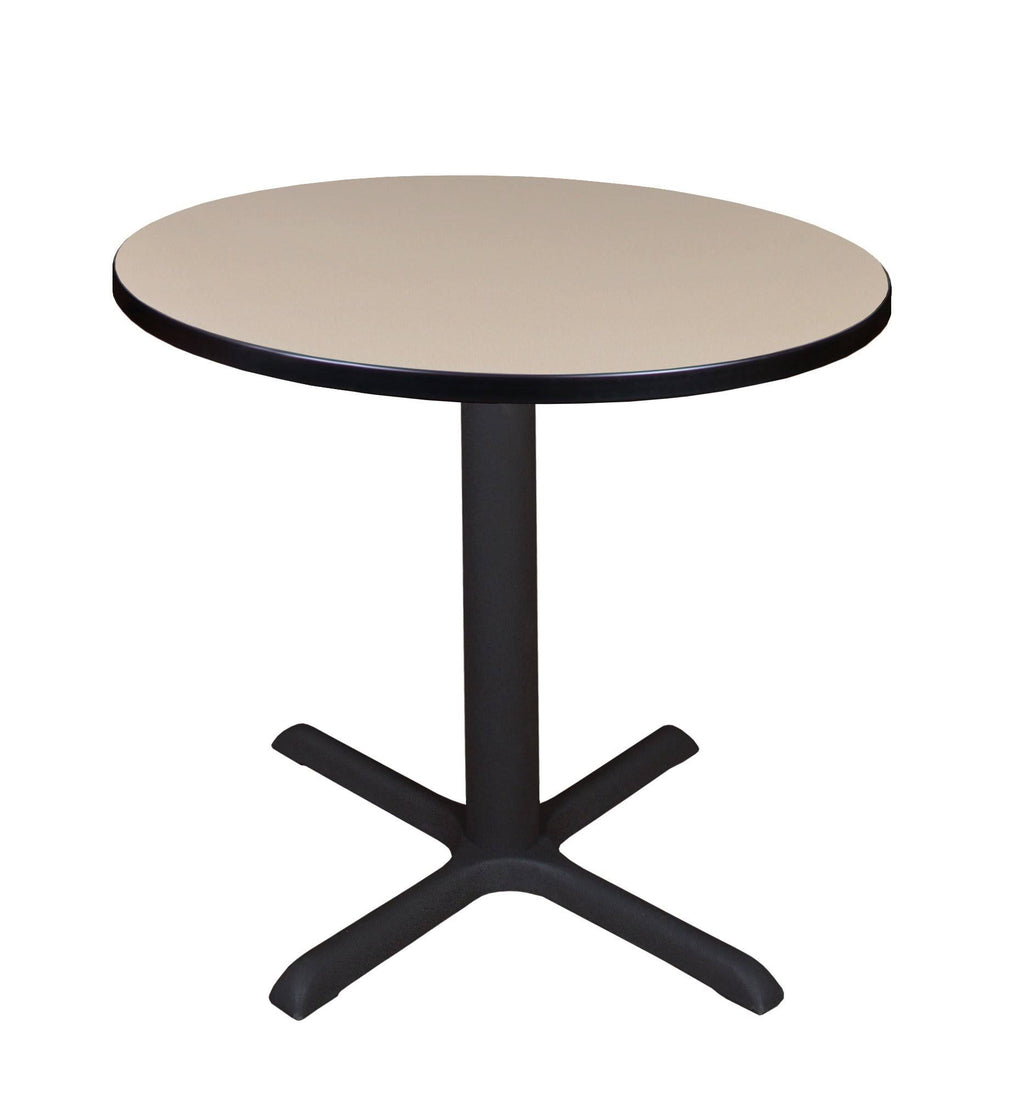 Beige Round Breakroom Table V769