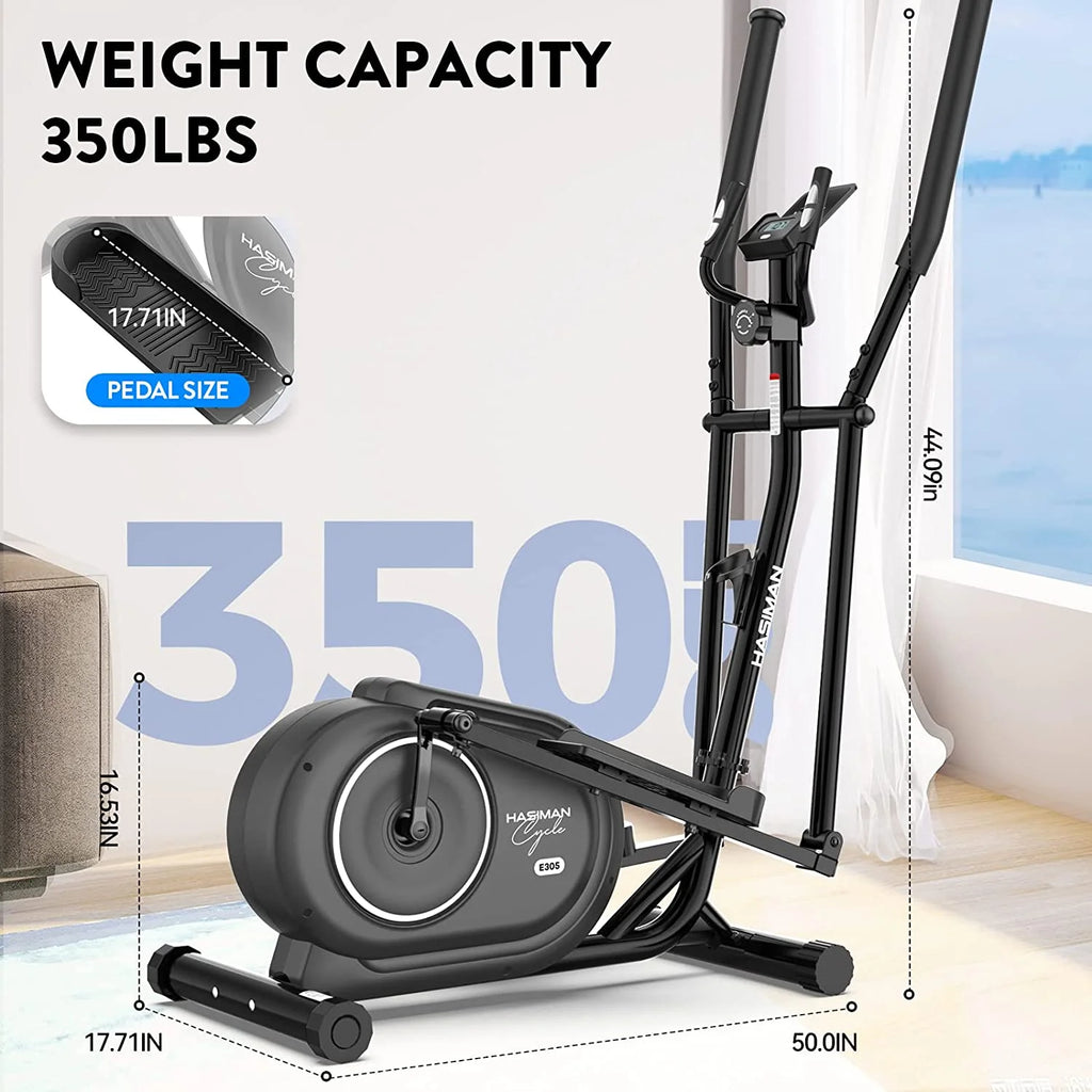 Magnetic Elliptical Exercise Machine with Pulse Rate Grips I69704