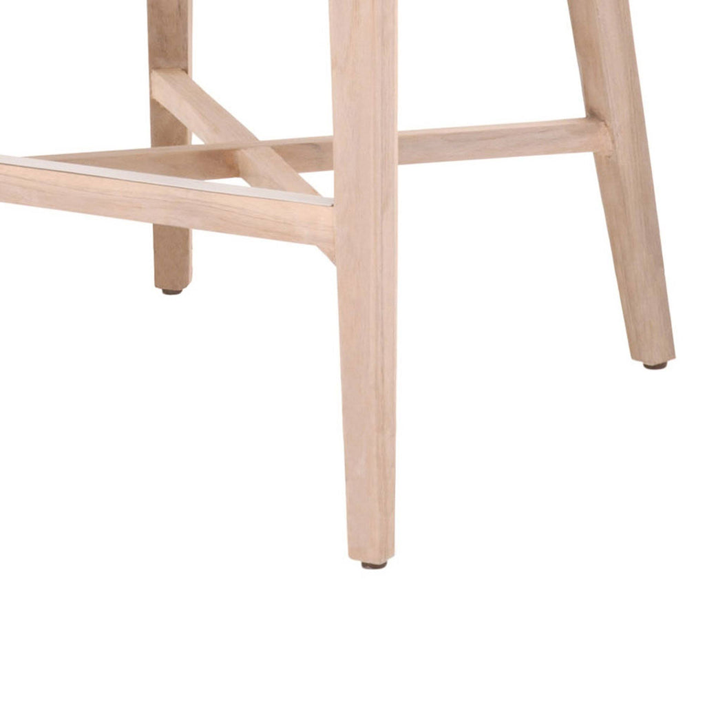 Dark Gray Rope Barstool with Stretcher B190