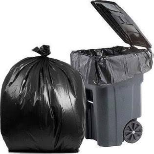 Black 95 Gallon 1.5 mil Garbage Bags W868