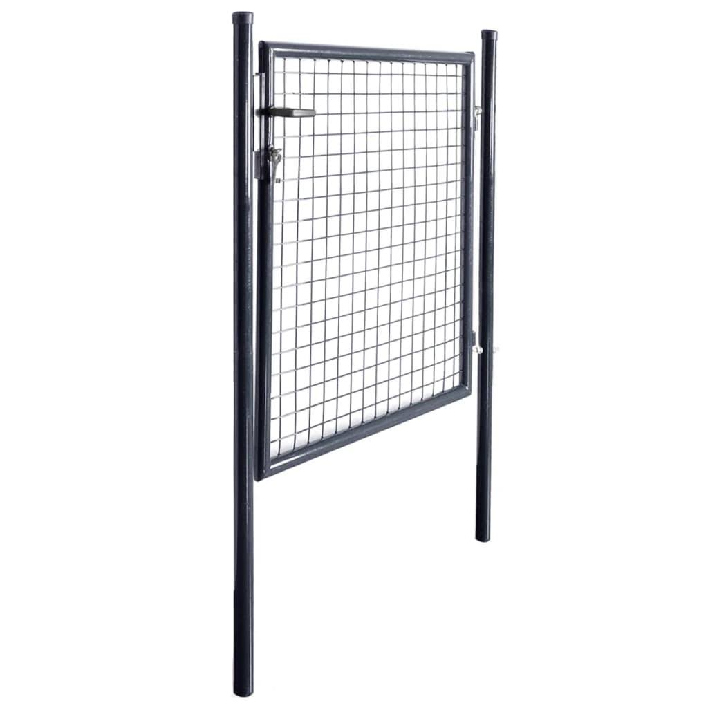 Galvanised Steel Mesh Garden Gate H83665