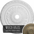 31 1/2x22OD x 3 5/8x22ID x 1 3/4x22P Ceiling Medallion Hand-Painted Witch Hazel Crackle L736395
