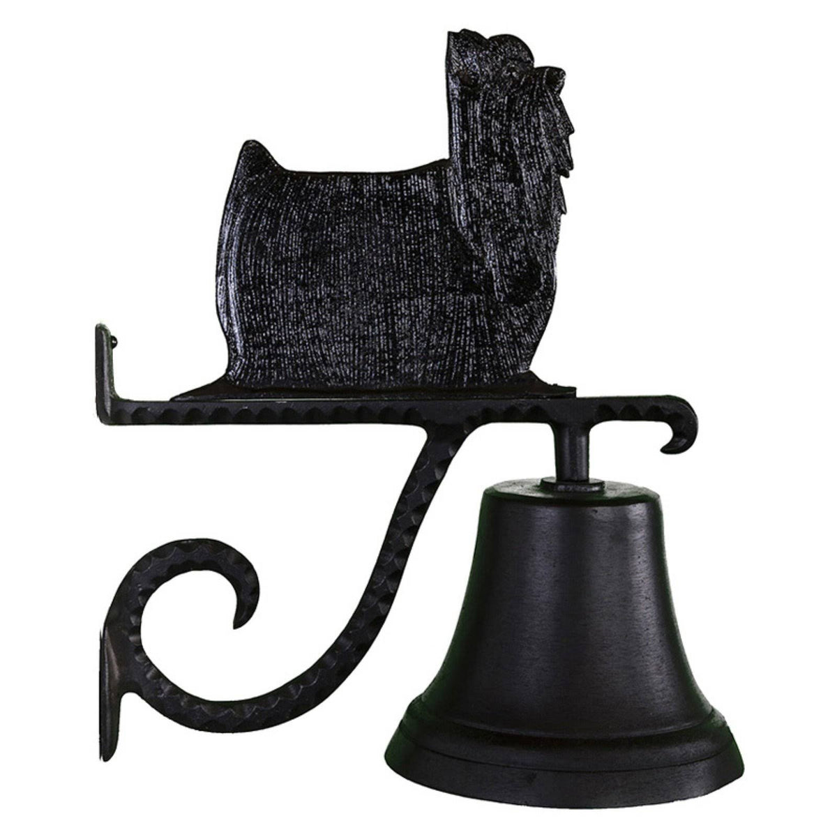 Cast Bell with Black Yorkshire Terrier N951873