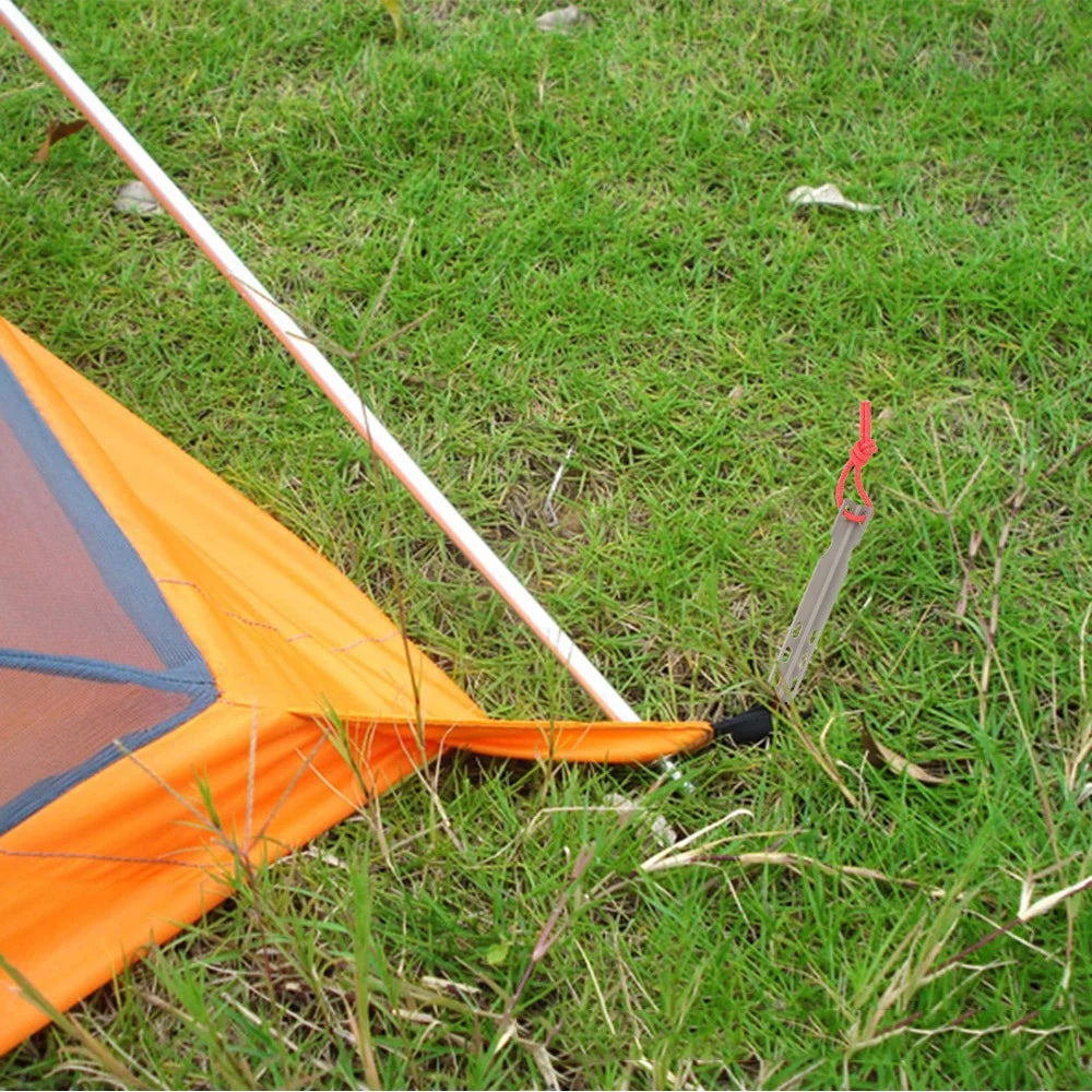 Windproof 6/8/12 V-shaped Alloy Tent Stakes E348474