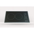 2-burner Trimline Cooktop, black with touch control N1996
