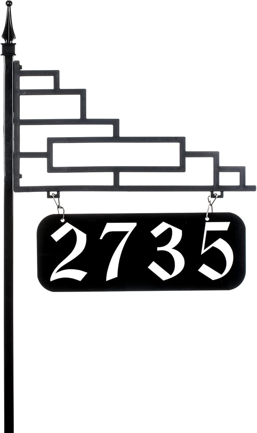 Reflective Address Sign on a 58 Pole E815854