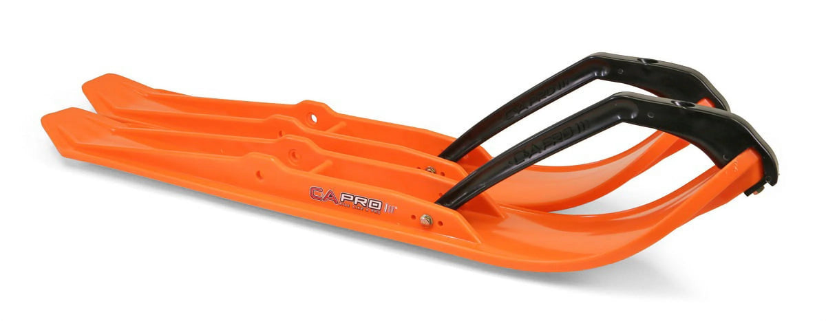 Orange Snowmobile Skis Complete Kit Y709