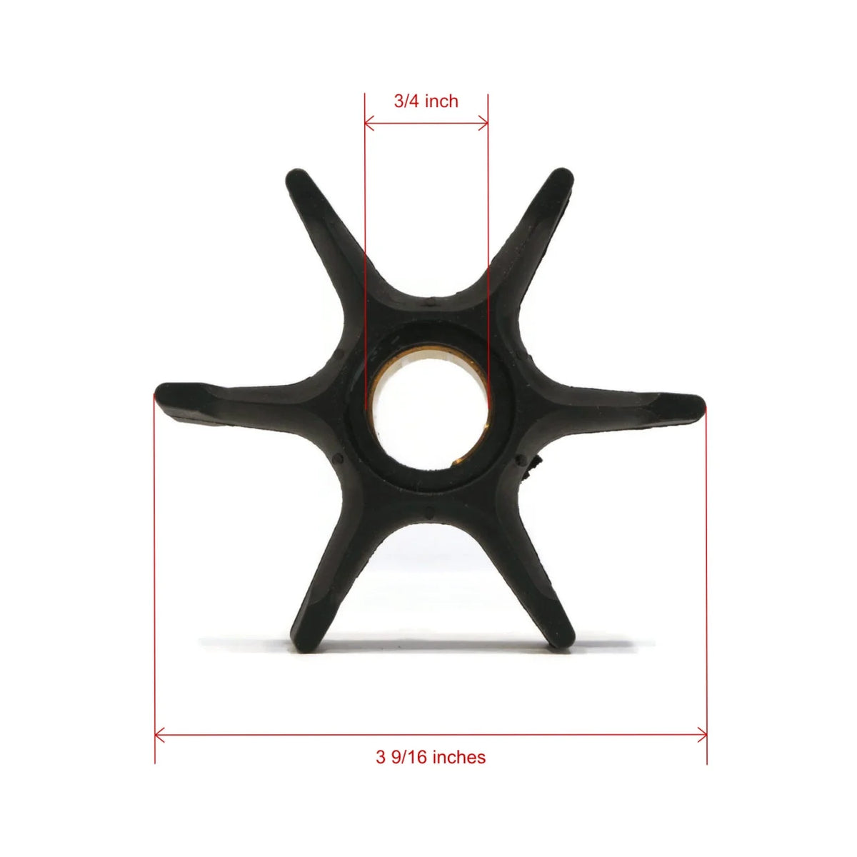 Water Pump Impeller Kit for 1984 Evinrude 75 HP Boat V899