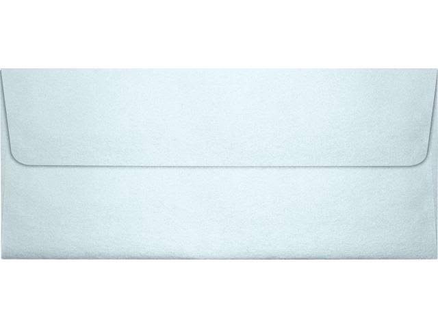 Aquamarine Metallic #10 Square Flap Envelopes, 1000/BX I1615