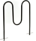 Black Below Ground Mount 5-Bike Capacity Bike Rack A5691
