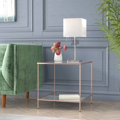 Warm Gold End Table T984647