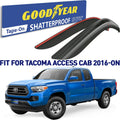 2 pcs Shatterproof Tape-on Window Deflectors for Toyota Tacoma 2016-2022 Access Cab V669
