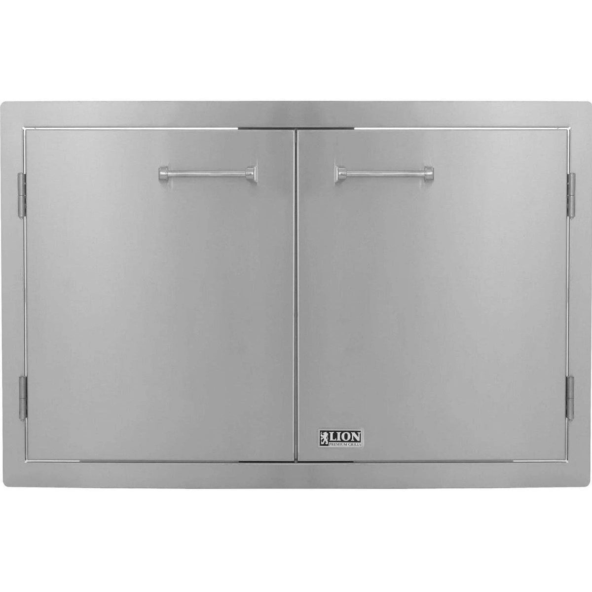 Double Door Grill with Towel Rack I48818