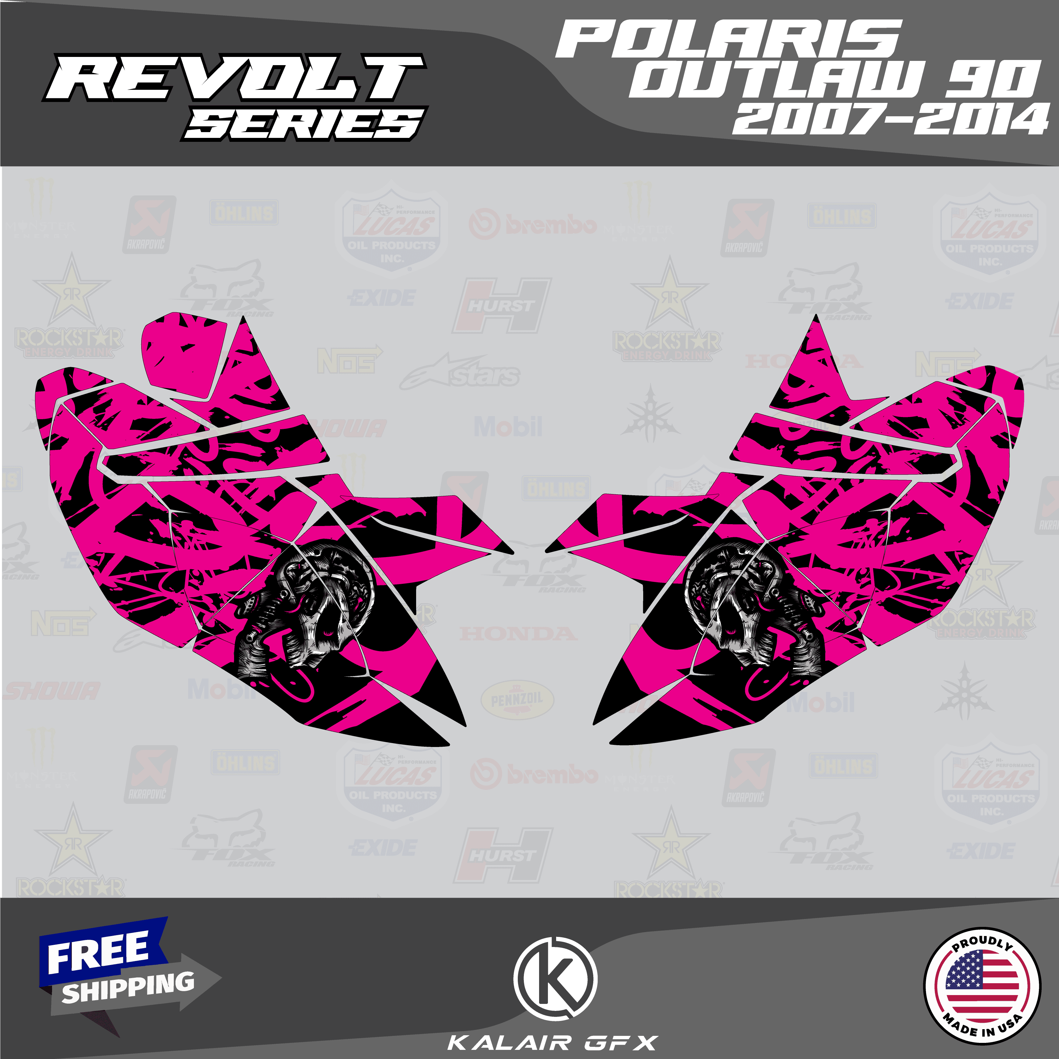GFX Graphics Kit for Polaris OUTLAW90 Y193351