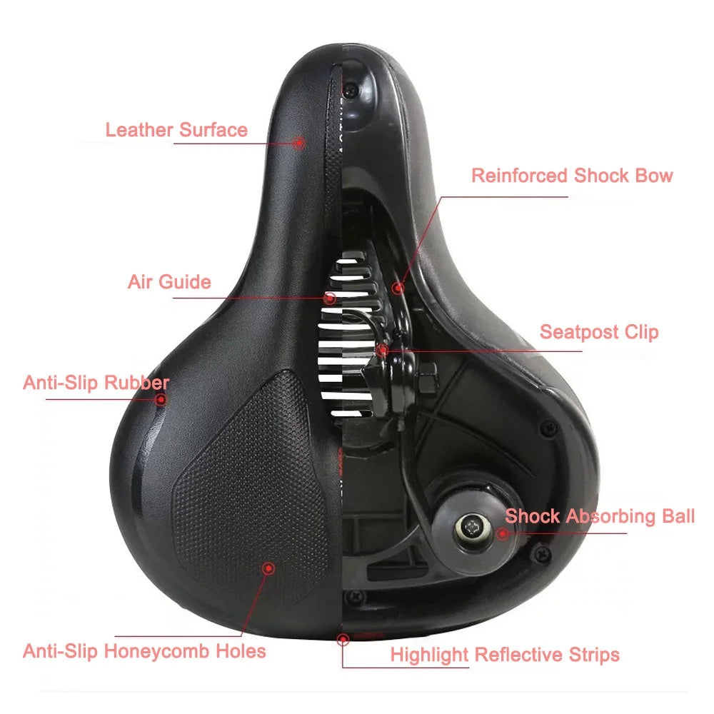 Bike Seat Saddle Cushion Water-Resistant for MTB Mountain Road Bike J270652