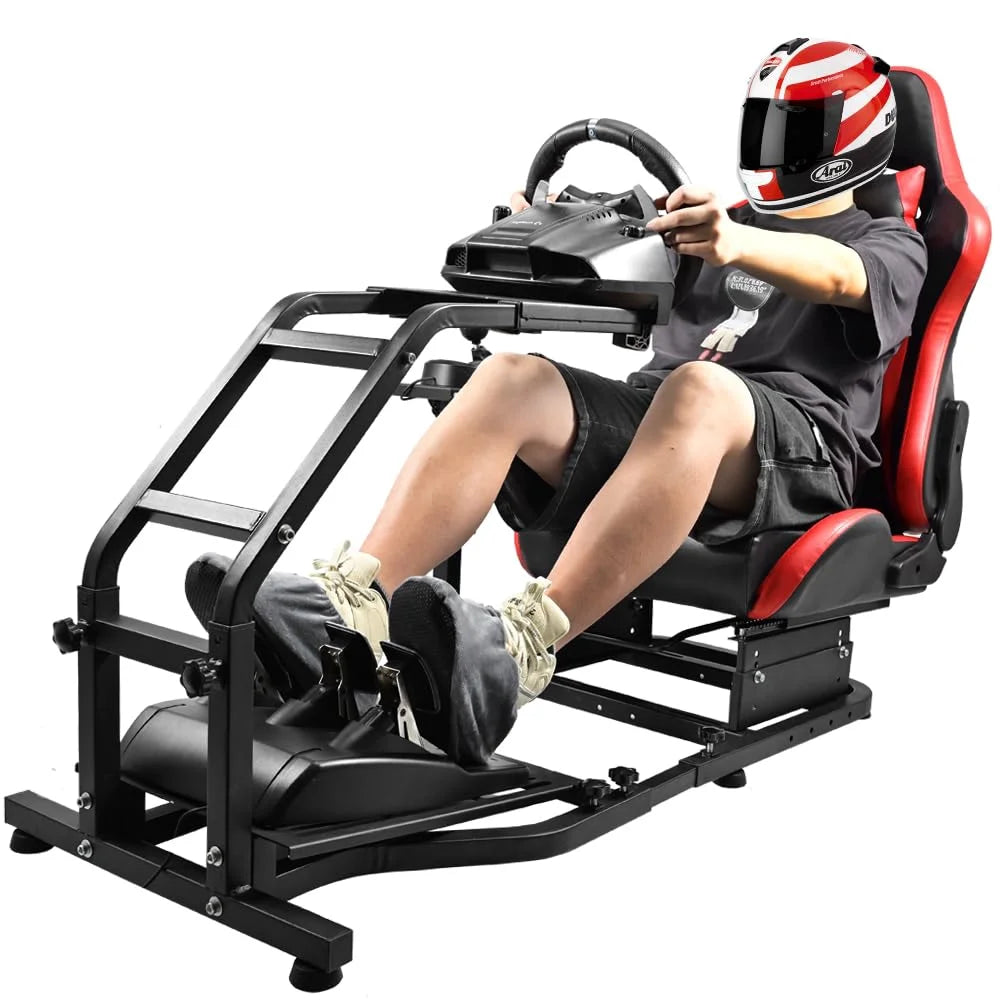 Racing Simulator Cockpit with Gaming Seat J273