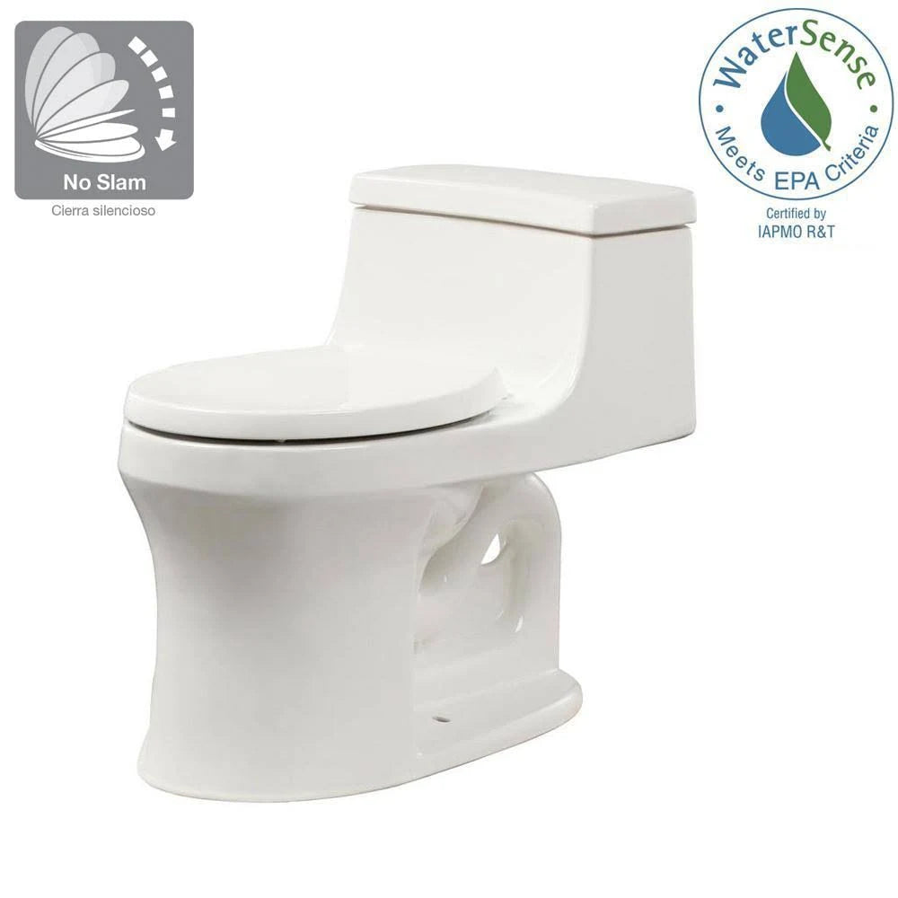 White One-Piece Round-Front Toilet U405021