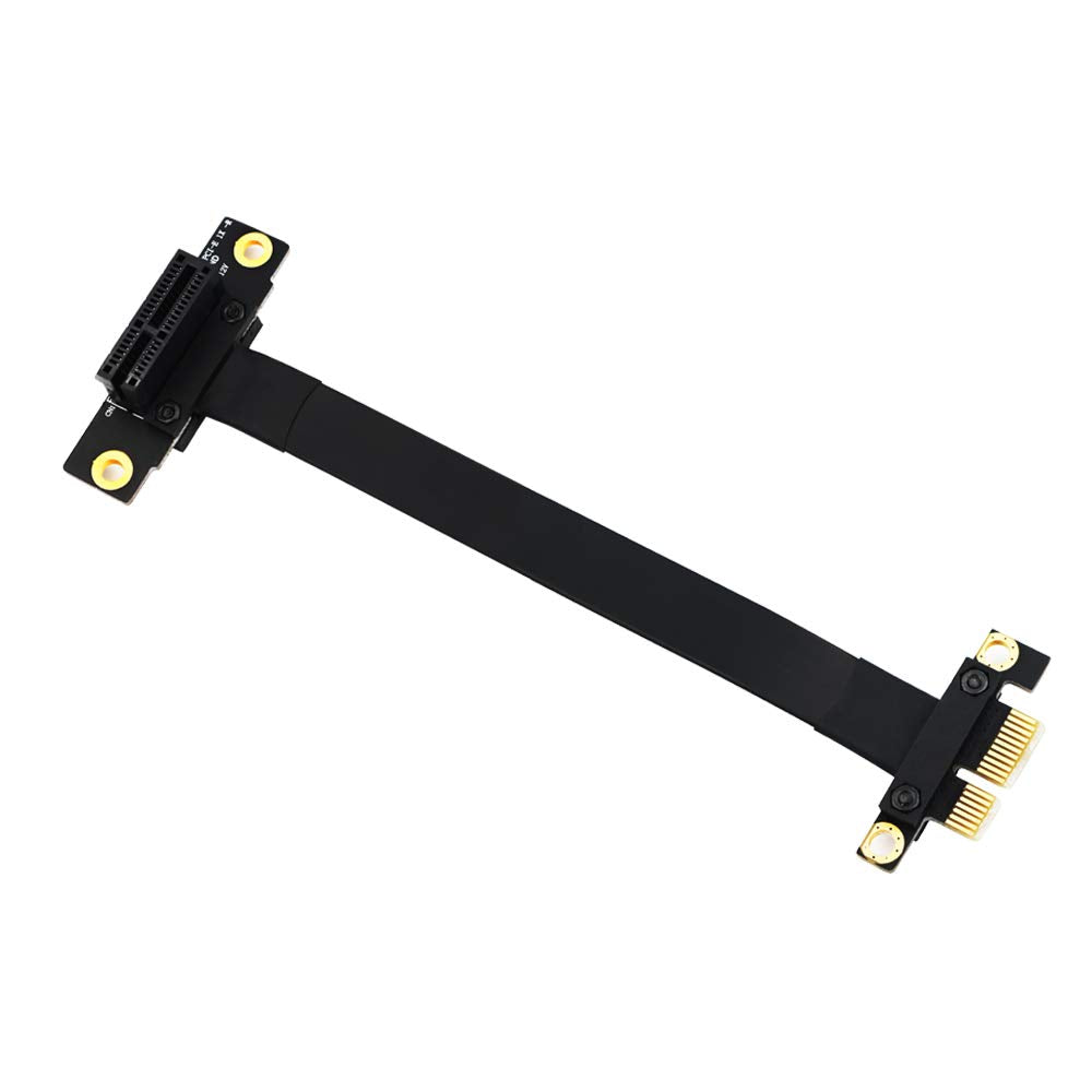 PCI Express 36PIN 1X Extender Extension Cable (90 Degree 20cm) Pack of 2 J7521