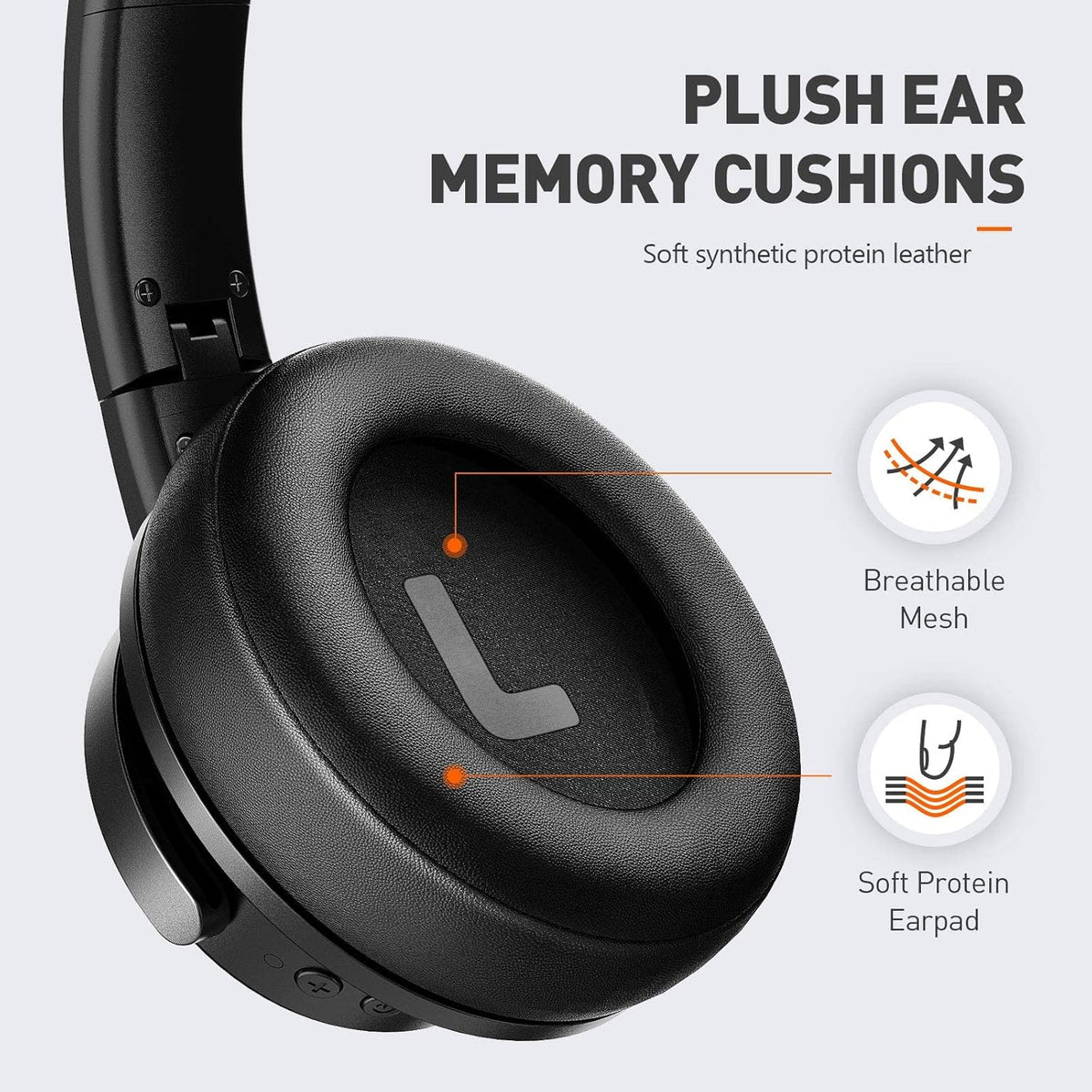 Hybrid Noise Cancelling Bluetooth Over Ear Headphones I20103