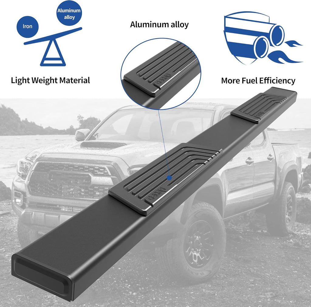 Textured Black Heavy Duty Truck Nerf Bars Side Steps R354