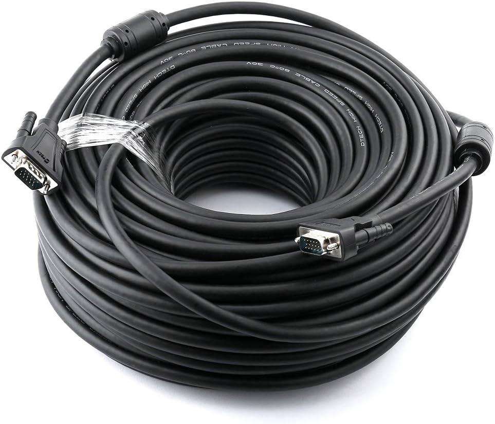 Black 46m VGA Cable Male to Male Z6648