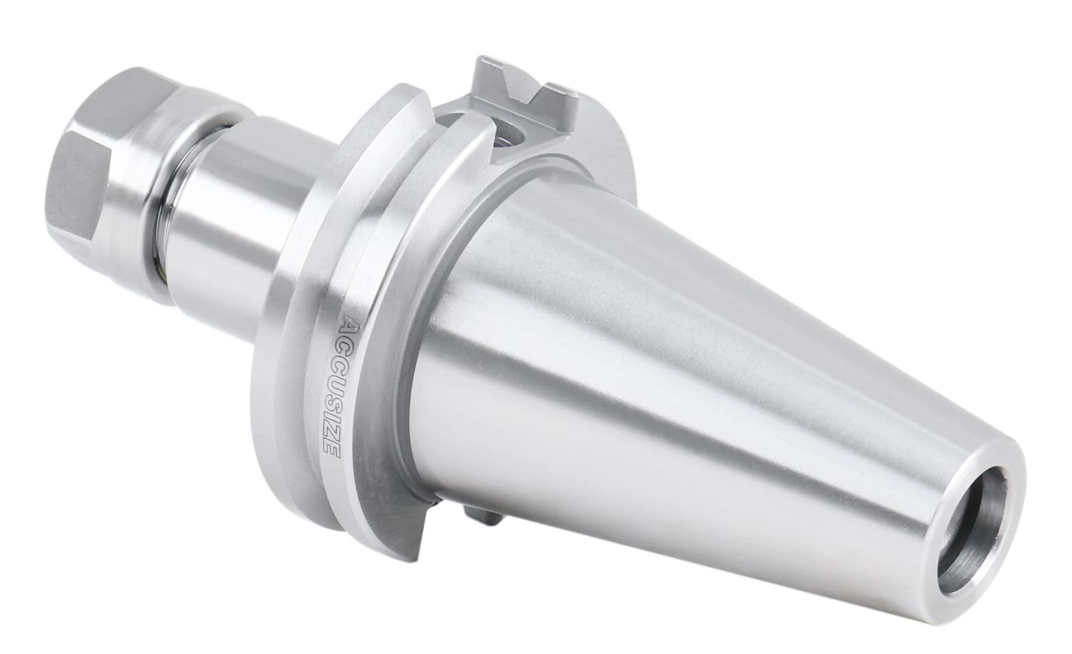 Cat40 V-Flange Collet Chuck for Er16 Collets, Draw Bar Thread 5/8-11'', 2.76'' Projection Length S990