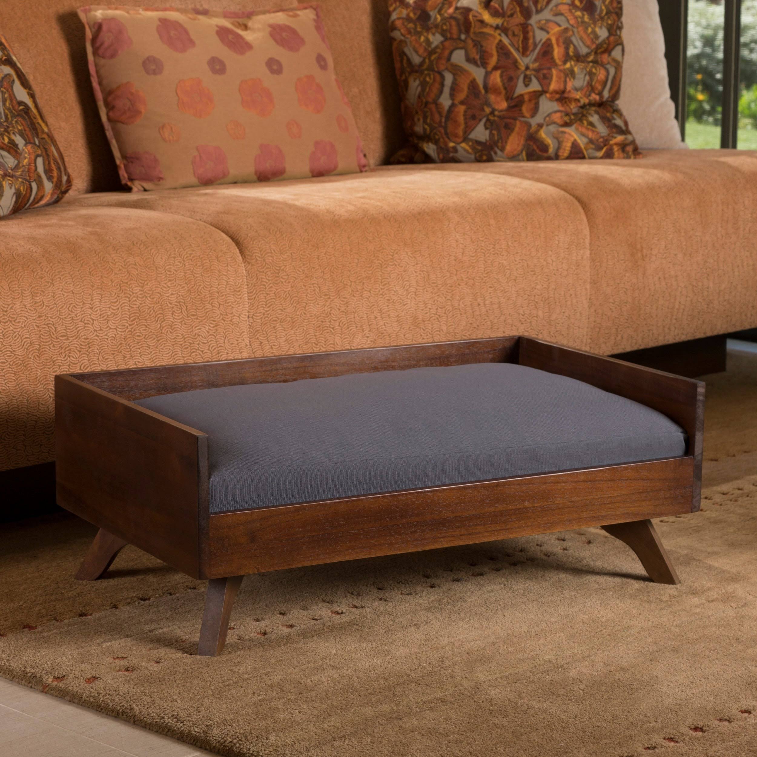 Acacia Wood Dog Bed A413