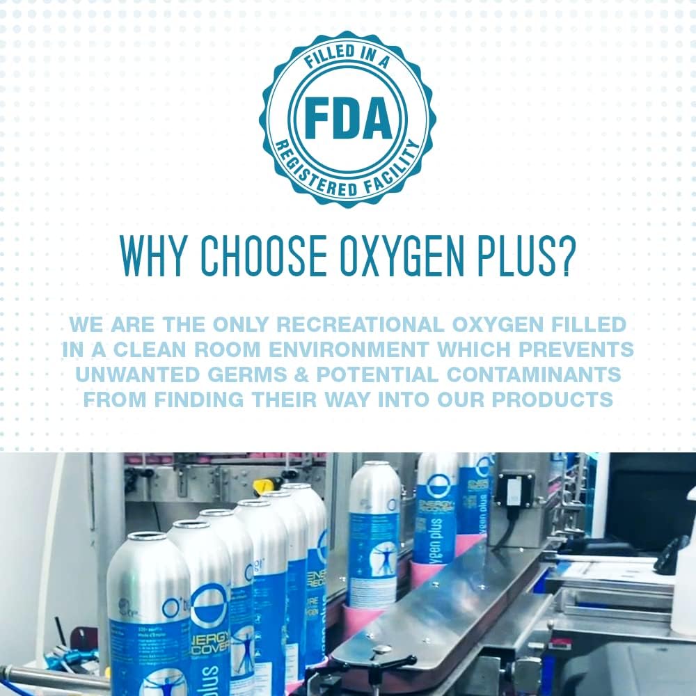 Portable Oxygen Can 24 Pack 99.5% Pure O2 1.55 Liter Cans F3999