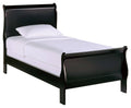 Twin Bed in Black E10987