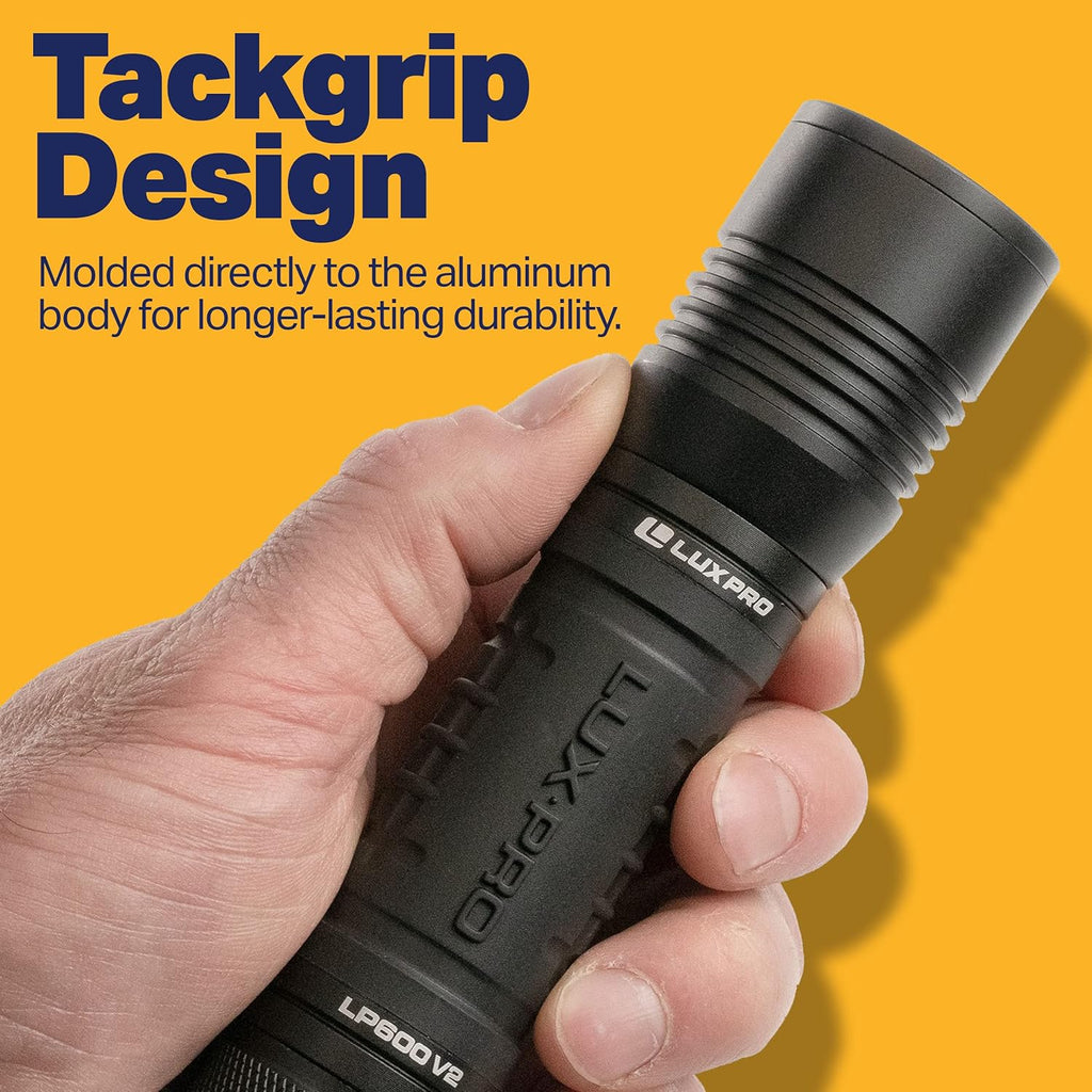 Bright 400 Lumen LED Handheld Flashlight with Ergonomic Handle and Aircraft-Grade Aluminum S374