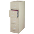 4 Drawer Letter File Cabinet in Putty B80265