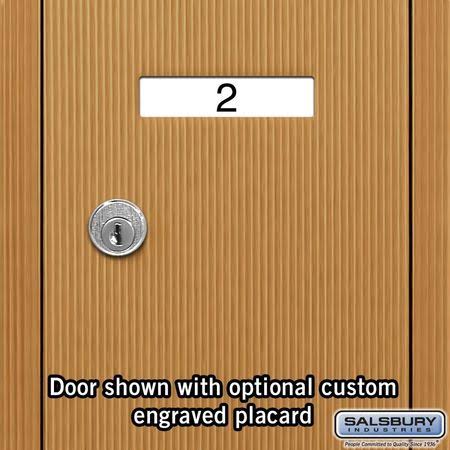 Brass Vertical Mailbox, 7 Doors F31397