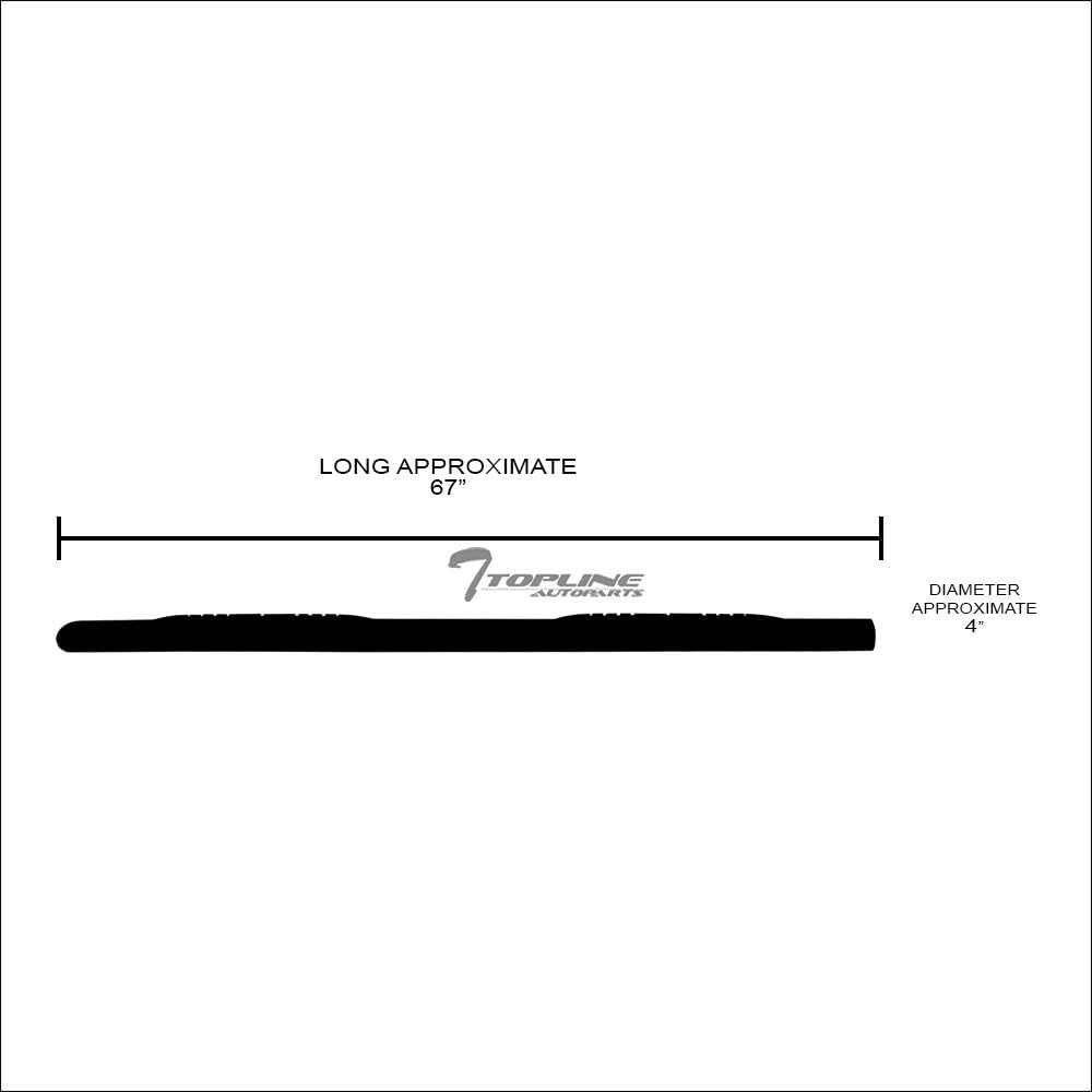 Polished Stainless Steel Side Step Nerf Bars D447514