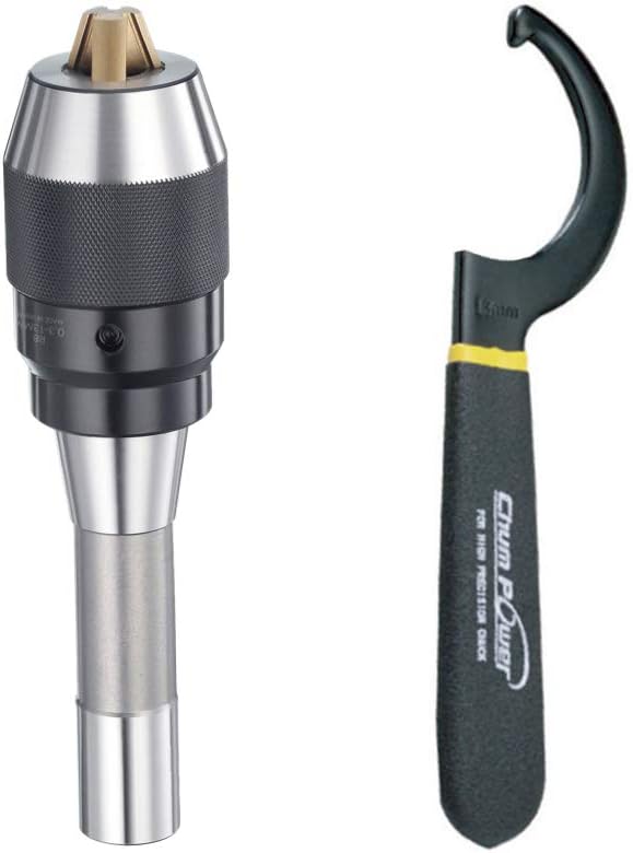 1/64"-1/2" Heavy Duty Keyless Drill Chuck with Integrated Shank S638098