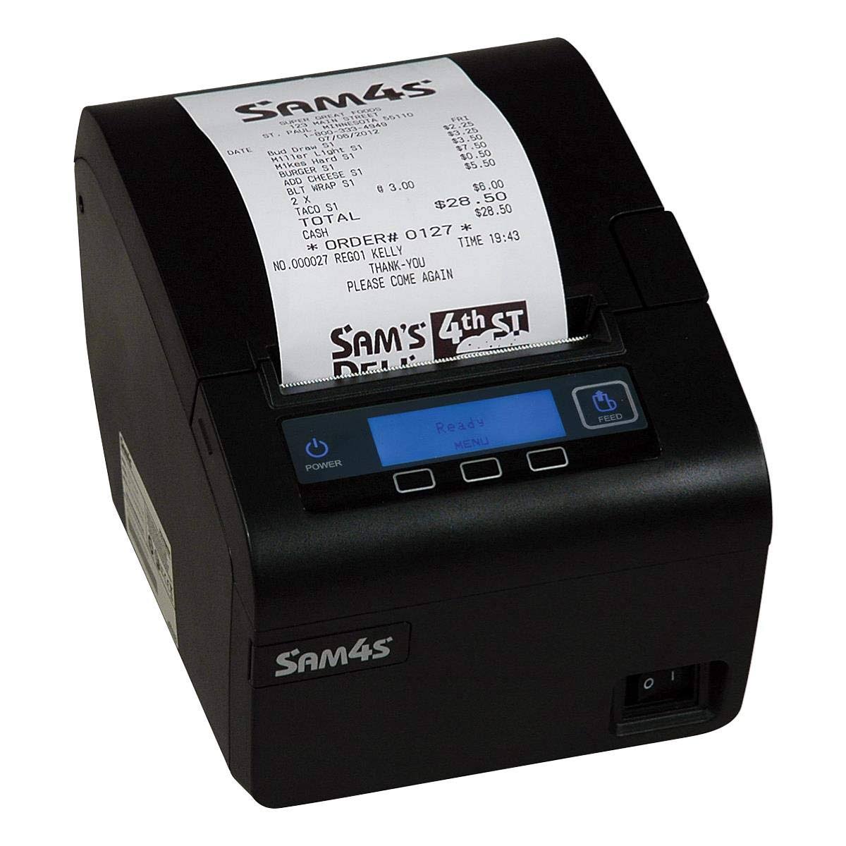 Black USB and Serial Thermal Receipt Printer C241