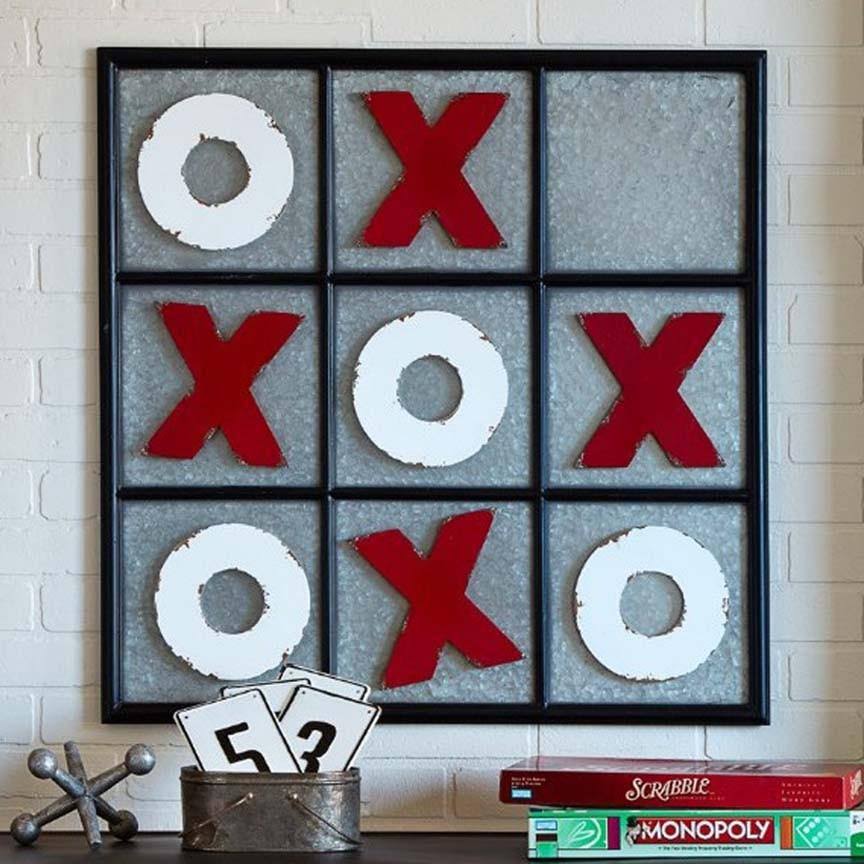 Tic-Tac-Toe Wall Magnet Board H398