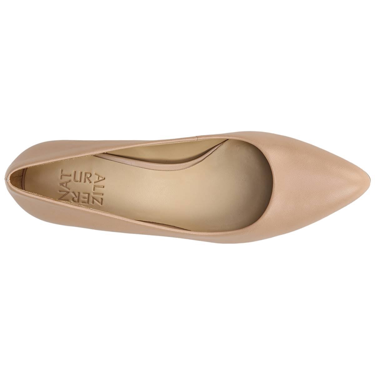 Black Leather Pumps Z55563