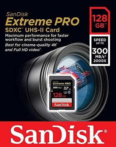 SanDisk 128GB Extreme Pro SDXC UHS-II J770243