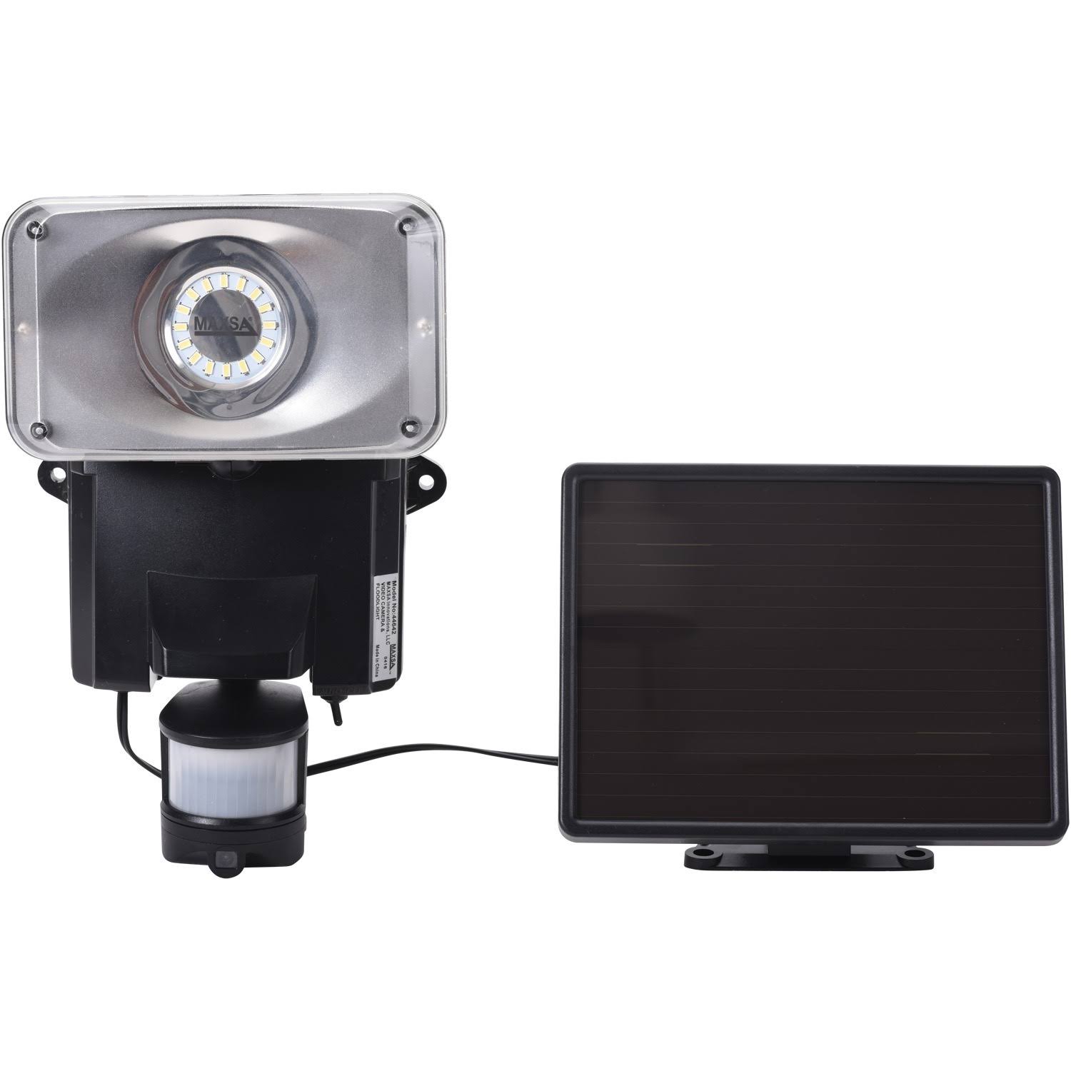 Solar Powered Security Video Camera Floodlight O69625