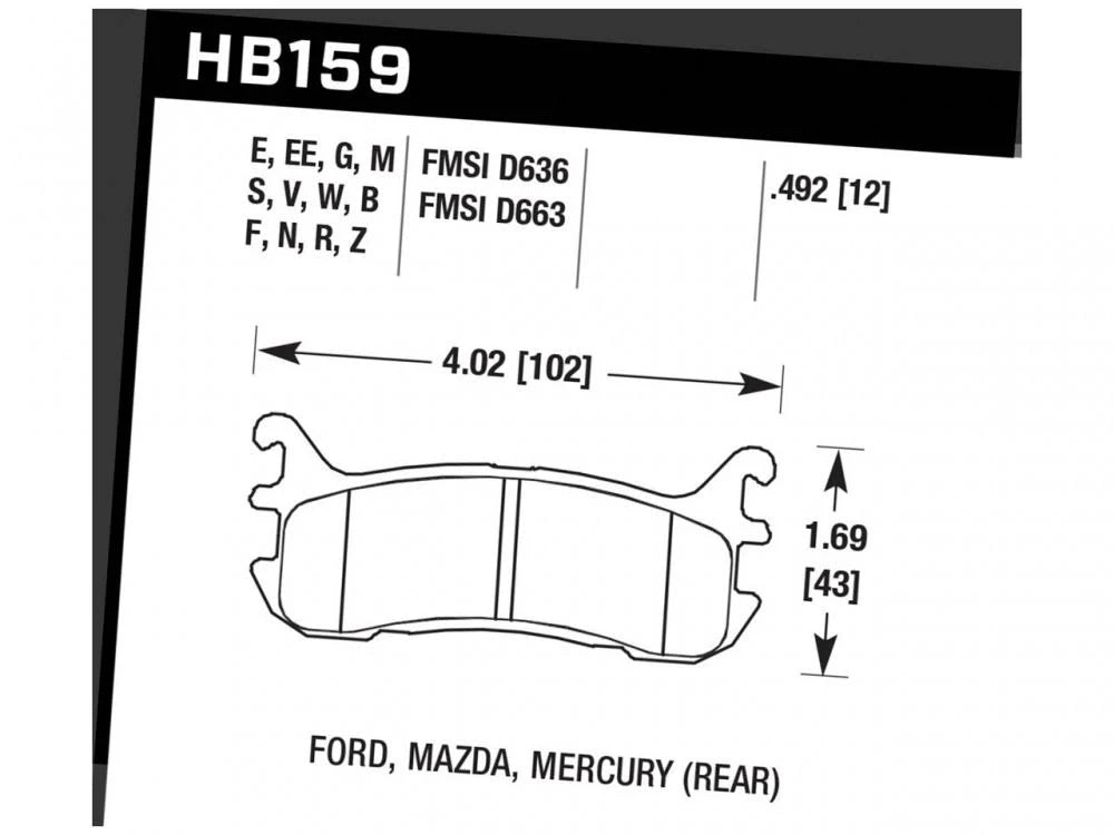 DTC 30 Brake Pads V6875