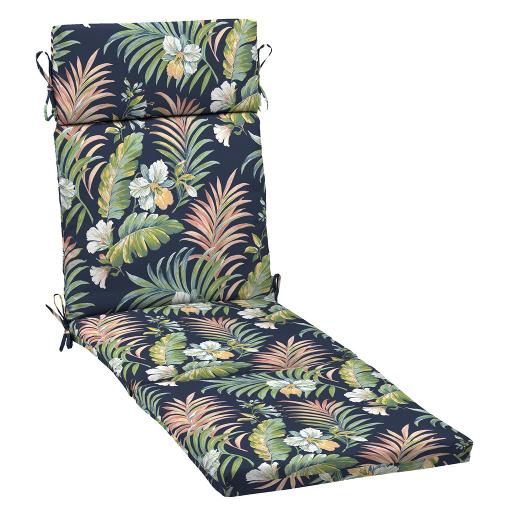 Outdoor Chaise Lounge Cushion 72 x 21 Blue H294