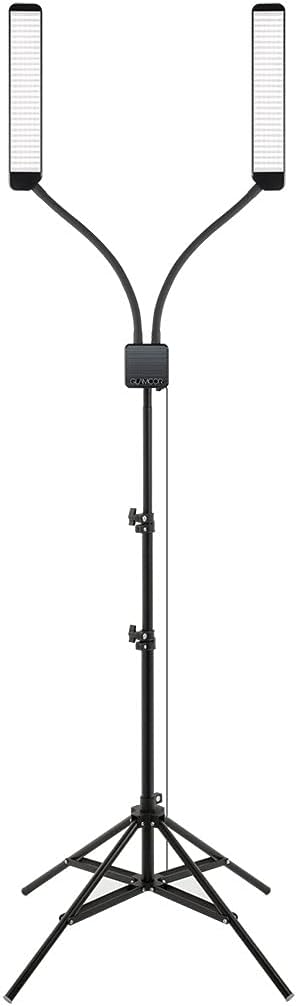 Portable LED Lighting Kit with Five-Stage Dimming (Black) W623