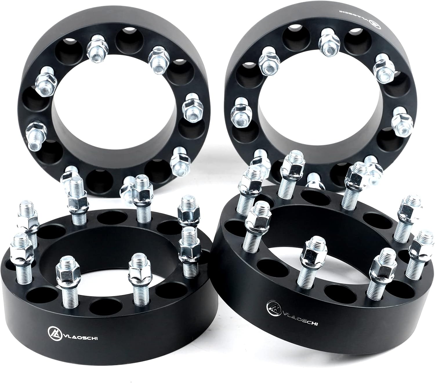 Black Forged 2 Inch Wheel Adapters Pack of 4 K925