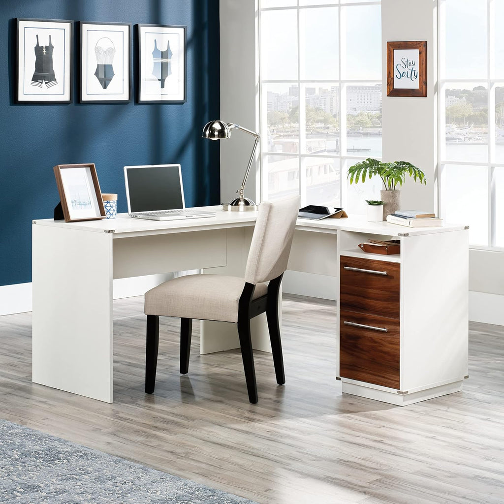 L-Desk, Pearl Oak Finish H11943